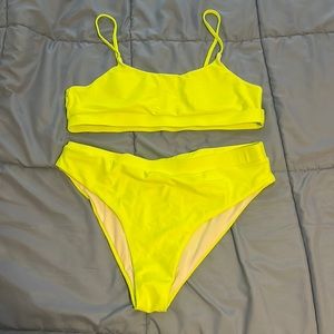 Shein, Yellow, XL, Bikini